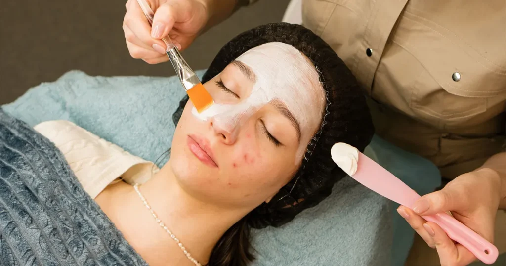 Supportive facial acupuncture for skin and stress at Yuan Qi Acupuncture Center, Business Bay Dubai